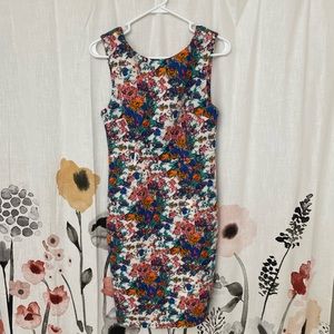 Multi color cocktail dress